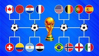 FIFA WORLD CUP 2026 - Round of 16 - Marble Football | Dragon Marbles