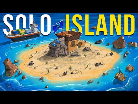 SOLO SURVIVAL on a DESERTED ISLAND! - Rust