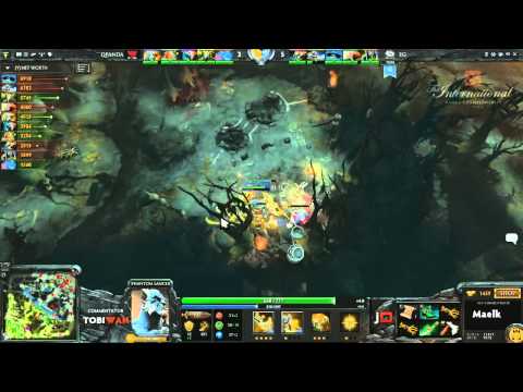 Qpanda vs Evil Geniuses Game 1  DOTA 2 International Western Qualifiers - TobiWan & Soe