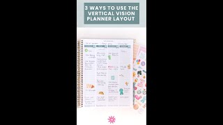 How To Use Vertical Columns in a Planner