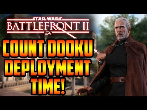 Count Dooku DEPLOYMENT TIME! Star Wars Battlefront 2 News Update!