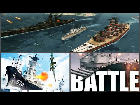 Fierce battle in Battle of warship IJN Yukikaze || 5 battleship VS 6 battleship |