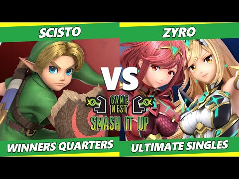 Smash It Up 32 Winners Quarters - Scisto (Young Link) Vs. Zyro (Pyra Mythra) SSBU Ultimate