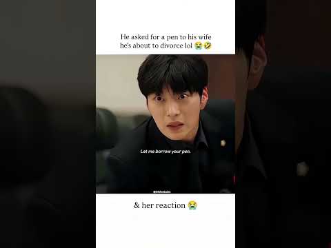 her reaction says it all why they're getting divorce🤧 #kdrama #strangersagain #divorce#funny #foryou