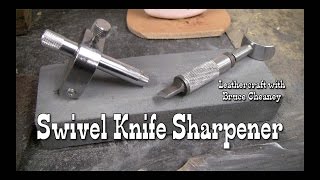 Leather Working - How to Sharpen Your Craftool Swivel Knife Blade - Leathercraft
