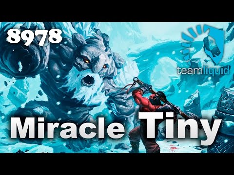 Miracle Tiny - 9078 MMR Liquid Dota 2