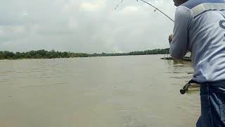 preview picture of video 'fishing fish MANCING DAPAT IKAN HOKI'