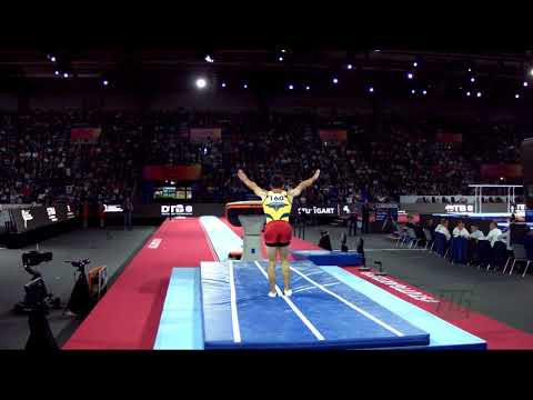MARTINEZ MORENO Andres (COL) - 2019 Artistic Worlds, Stuttgart (GER) - Qualifications Vault 1
