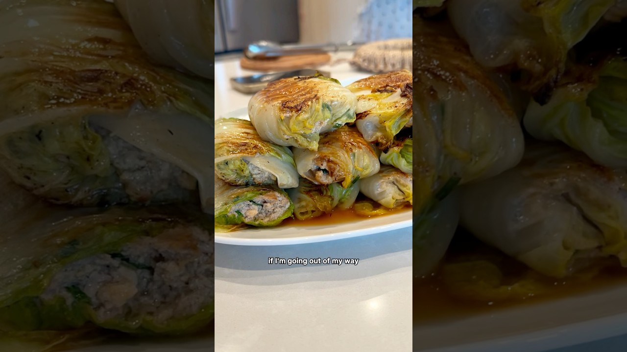 Low Carb Cabbage Wrapped Dumplings