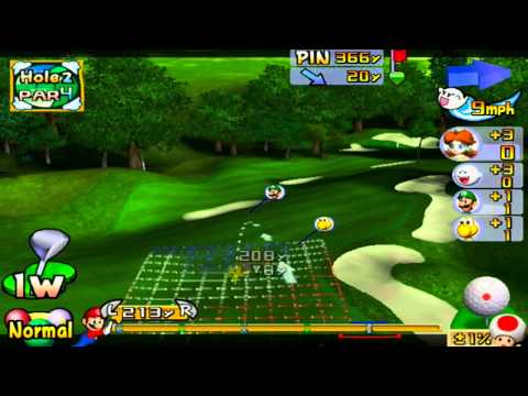 mario golf wii youtube