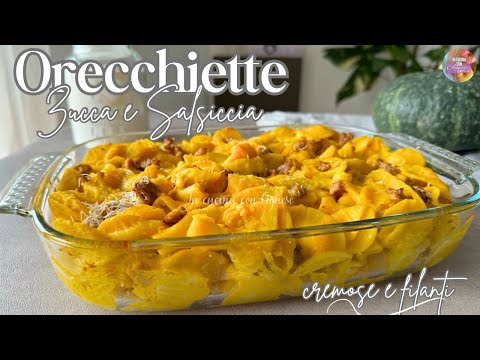 PASTA AL FORNO con ZUCCA E SALSICCIA - filante e cremosa perfetta per PRANZO 🪵🎃