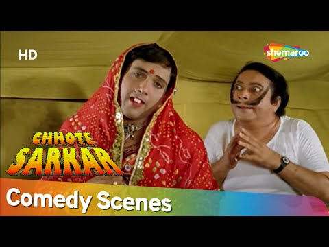 Chhote Sarkar | Best Comedy Scenes  | Govinda - Kader Khan - Shilpa Shetty | Hindi Comedy Scenes