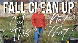 Fall Yard Cleanup Made Easy. What to Cut Back & What to Leave.