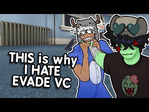 THIS is why I hate Evade VC.. | ROBLOX Funny Moments