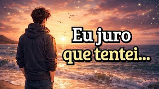 Eu juro que tentei… mas a saudade nunca me deixou esquecer você 💔