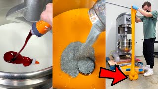 His First Time Making Slime