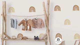 Rainbow wall stickers tutorial