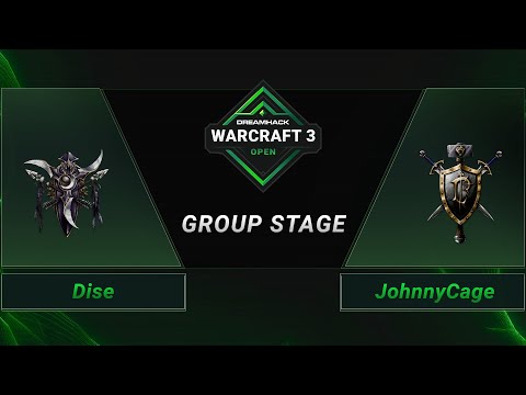 WC3 - Dise vs. JohnnyCage - Groupstage - DreamHack WarCraft 3 Open: Fall 2021 - Europe