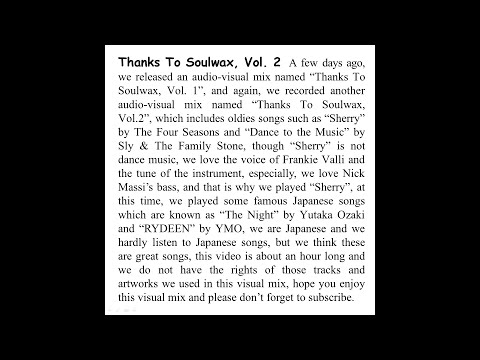 Thanks To Soulwax, Vol. 2