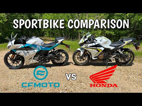 Honda CBR 500 vs. CFMOTO 300SS | SportBike-Vergleich