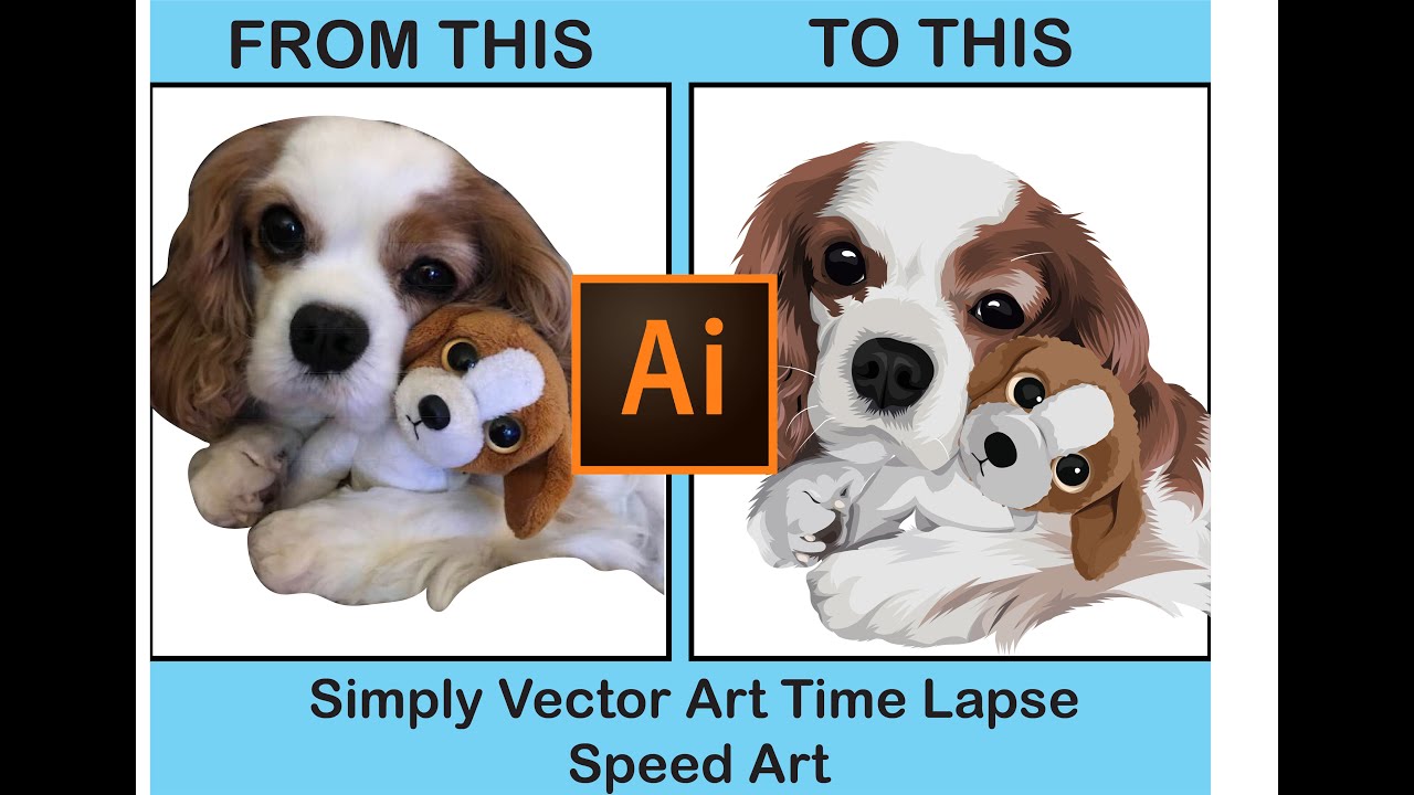 Gambar dan Ilustrasi - Vector Portrait pets - 2