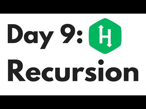 Recursion Hackerrank Day 9 Factorail Python