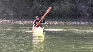 preview picture of video 'Tom Rolling His Sterling Reflection Kayak'