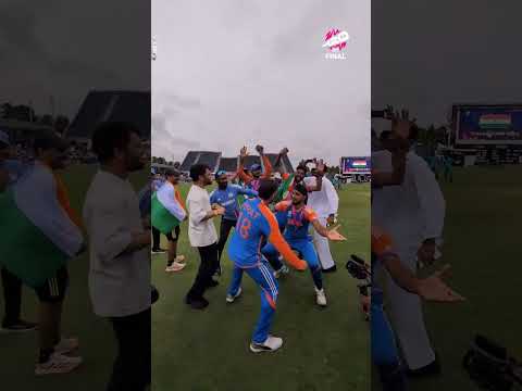 When you win, dance like everyone’s watching 😉 #T20WorldCup #cricket #cricketshorts #ytshorts