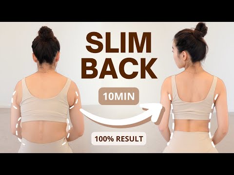10min Lose Back Fat in 2 weeks | Slim Arms, Tiny Waist & Fix Posture (100% Result)