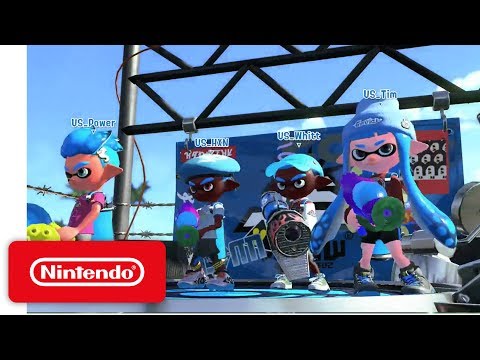 2017 Splatoon 2 Inkling Invitational - Semifinal 2: Australia vs USA - Nintendo E3 2017