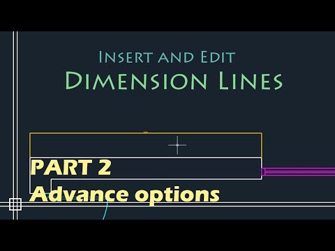 AutoCAD Basics Edit Dimensions Simple Tutorial PART 1