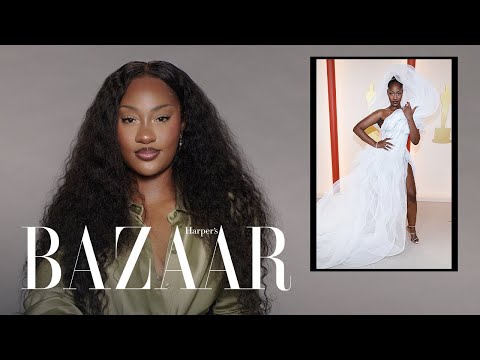 テムズ、アカデミー賞ドレスの裏話を明かす｜ファッション・フラッシュバック｜Harper's BAZAAR [ハーパーズ バザー (Tems Reveals the Story Behind Her Viral Oscars Dress | Fashion Flashback | Harper’s BAZAAR)