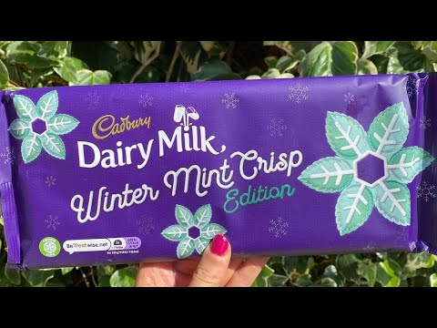 cadbury dairy milk winter mint crisp edition #dairymilklover