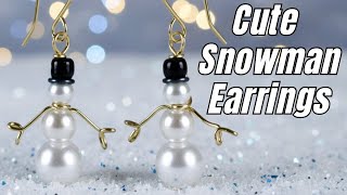 How CUTE Are These Snowman Earrings?