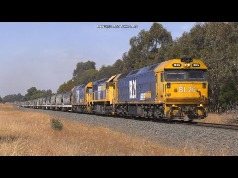 Western Victoria Railway Action - Interstate Intermodal, Bulk Grain & General Freight Trains
