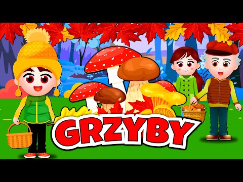 🍄 Kazio i GRZYBY film edukacyjny dla dzieci 🍄 Jesień i atlas grzybów dla dzieci 🍂