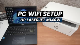 HP LaserJet M140we : Setup With Your PC Using Wi-Fi