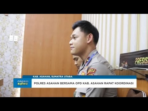 POLRES ASAHAN GELAR RAKOR DUKUNG PROGRAM KETAHANAN PANGAN