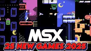 The Best MSX Homebrew Games (Time Stamps/Links) #msx #msx1 #msxgames