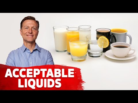 Acceptable Liquids During Fasting: COMPLETE LIST