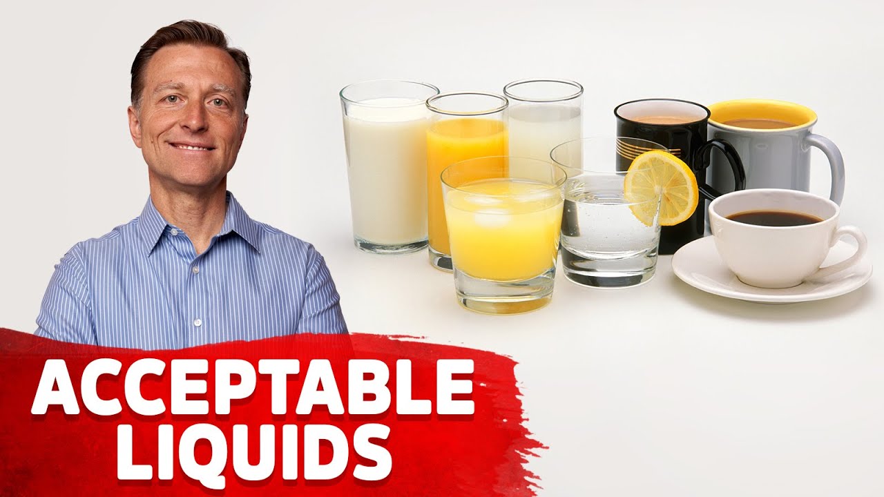 Acceptable Liquids During Fasting: COMPLETE LIST