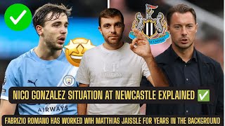 Nico Gonzalez ‘DONE DEAL’ SITUATION AT NEWCASTLE + Fabrizio Romano HAS WORKED WITH Matthias Jaissle 