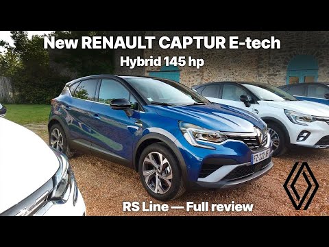 New RENAULT CAPTUR E-Tech Hybrid 145hp RS Line Review
