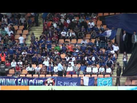 Pyunik FC fans during Pyunik Gandzasar Cup final