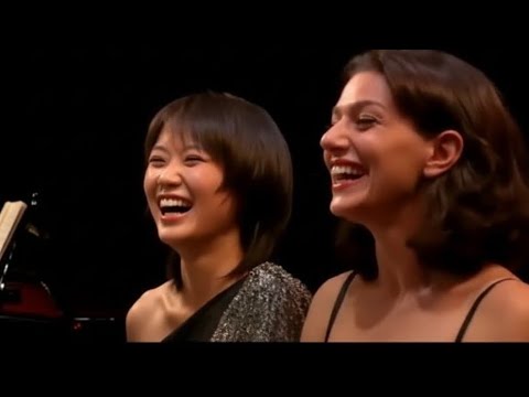 Piano and Two Breaths:A Fiery Performance by Yuja and Khatia 🎶