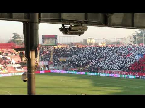 Vicenza-Verona coreografia curva sud Vicenza