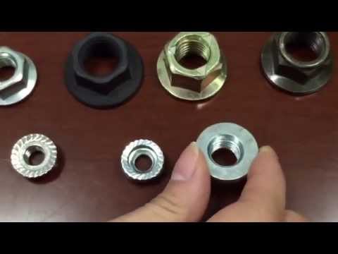 Hex Flange Nuts with Serrations and Without Serrations Live Demo