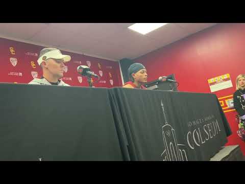 USC Postgame Press Conference after 41-35 win over Cal
