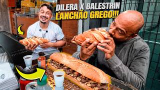 DILERA E BALESTRIN COMERAM O FAMOSO CHURRASCO GREGO DE RUA !!!