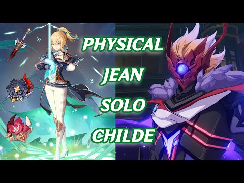 Main DPS Jean vs CHILDE - Bloodstained Set  | Genshin Impact